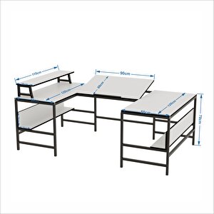 Yeni Nesil U Tipi Çalışma Masası 950-b