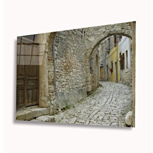 Kemerli Sokak Cam Tablo 50x70 cm