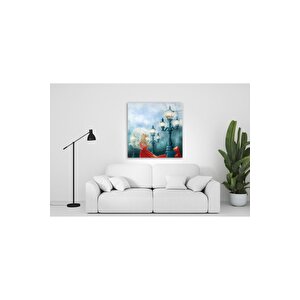 Sokak Lambası Cam Tablo 50x70 cm