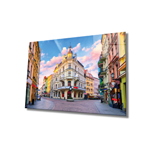 Sokak Cam Tablo Street 50x70 cm