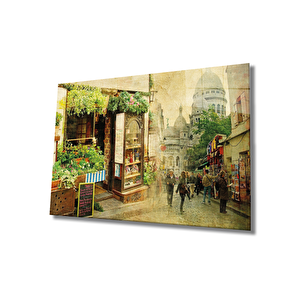 Old Sokak Cam Tablo Old Streets 50x70 cm
