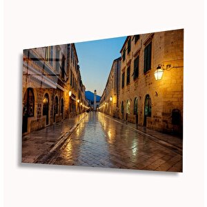 Sokak Cam Tablo 36x23 cm