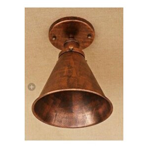 Rys Retro Metal Bakır Batinalı Dekoratif Tavan Avize 18 Cm