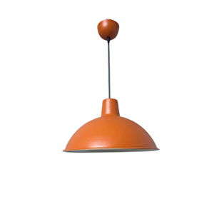 Retro Metal Rustik Dekoratif Turuncu Tekli Sarkıt Avize Çap:31 Cm
