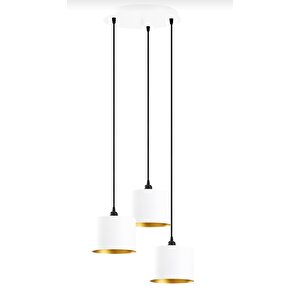 Retro Metal Rustik 3 Lü Dekoratif Sarkıt Avize Çap:30 Cm