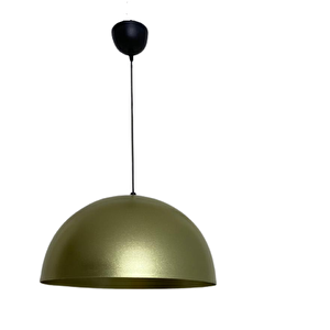 Dylight Retro Gold Metal Dekoratif Tekli Kafe Mutfak Aydınlatma Avize Çap:40cm