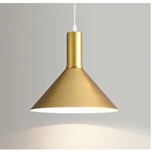 Dylight Retro Metal Gold Dekoratif Rustik Kafe Mutfak Sarkıt Avize Çap 30 Cm