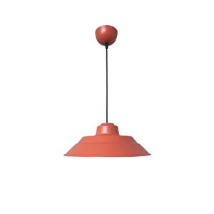 Retro Metal Rustik Dekoratif Nar Çiçeği Tekli Sarkıt Avize Çap:29 Cm