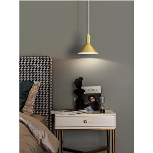 Rys Retro Metal Gold Dekoratif Rustik Kafe Mutfak Sarkıt Avize Çap 30 Cm