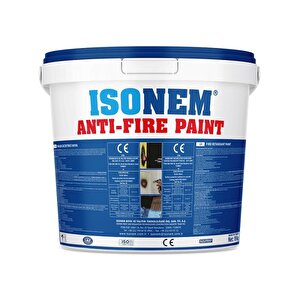 İsonem Antifire Paint Yangın Geciktirici Boya 18 Kg Beyaz