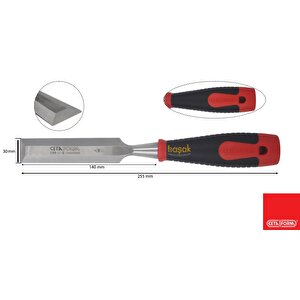 30 Mm Plastik Saplı Düz Iskarpela L50-30-2