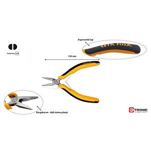 Mikro Elektronikçi Kargaburun 130mm Ceta H23s-130
