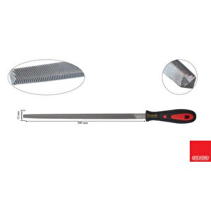 300 Mm 12" Saplı Kare Eğe Orta Diş J58-212h