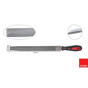 300 Mm 12" Saplı Yarım Yuvarlak Eğe Orta Diş J56-212h