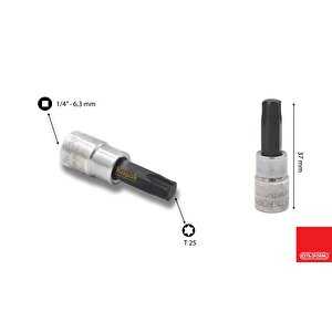 T25 1/4” Lokmalı Torx Allen C08s-t25