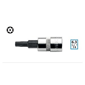 T27 1/4” Lokmalı Delikli Torx Allen C08s-tr27