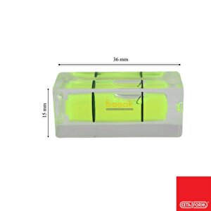 15 Mm Su Terazisi Tüpü (yatay Ölçüm-blok) P26-bh1