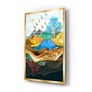 Dağlar Cam Tablo 50x70 cm