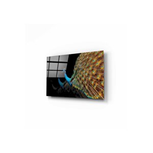 Tavuskuşu Cam Tablo 70x110 cm