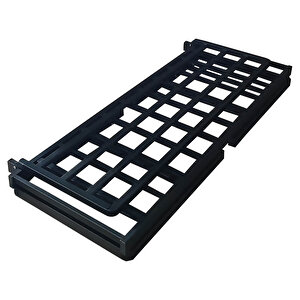 Unimet Pandora  Katlanır Metal Bahçe Balkon Mobilyası 2+2 Siyah