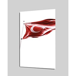 Türk Bayrağı Cam Tablo 50x70 cm