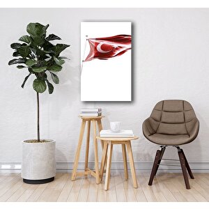 Türk Bayrağı Cam Tablo 50x70 cm