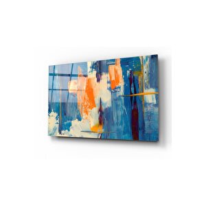 Soyut Desen Cam Tablo 50x70 cm
