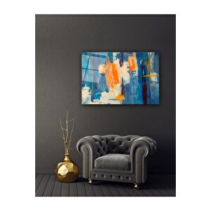 Soyut Desen Cam Tablo 50x70 cm