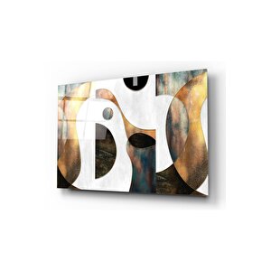 Soyut Desen Cam Tablo 50x70 cm