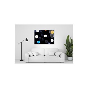 Plak Desenli Cam Tablo 60x90 cm