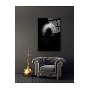 Minimal Desenler Cam Tablo 50x70 cm