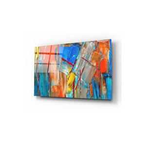 Soyut Desen Cam Tablo 50x70 cm