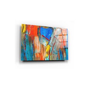 Soyut Desen Cam Tablo 50x70 cm