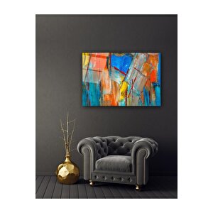 Soyut Desen Cam Tablo 50x70 cm