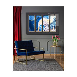 Soyut Desen Cam Tablo 50x70 cm