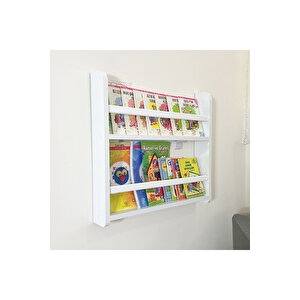 Carmen 2 Raflı Montessori Kitaplık - Çocuk Odası Kitaplığı
