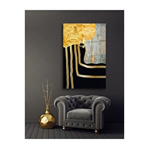 Gold Desenler Cam Tablo 50x70 cm