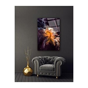 Minimal Desenler Cam Tablo 70x110 cm