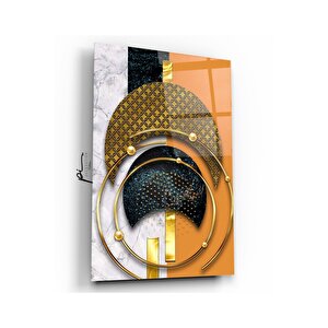 Soyut Desenler Cam Tablo 70x110 cm