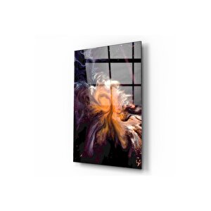 Minimal Desenler Cam Tablo 50x70 cm