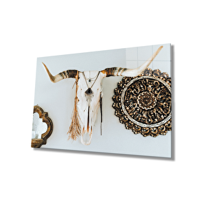 Boynuz Cam Tablo 50x70 cm