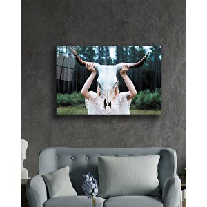 Boynuz Cam Tablo 50x70 cm
