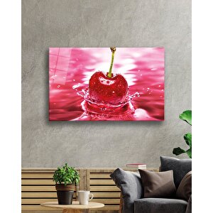 Kiraz Cam Tablo Cherry 36x23 cm