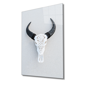 Boynuz Cam Tablo 50x70 cm