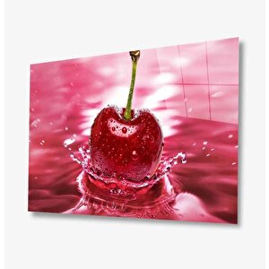 Kiraz Cam Tablo 90x60 cm