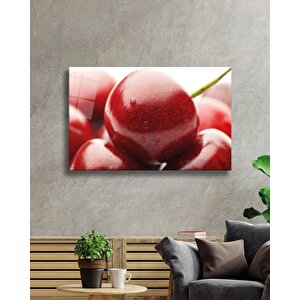 Kiraz Cam Tablo Cherry 36x23 cm