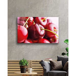 Kirazlar Cam Tablo Cherries 90x60 cm