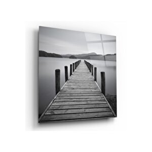 Iskele Cam Tablo 30x30 cm