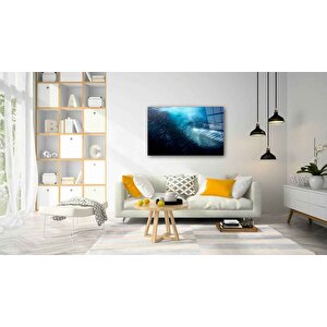 Sualtı Cam Tablo 110x70 cm