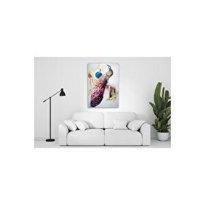 Tavus Kuşu Cam Tablo 50x70 cm